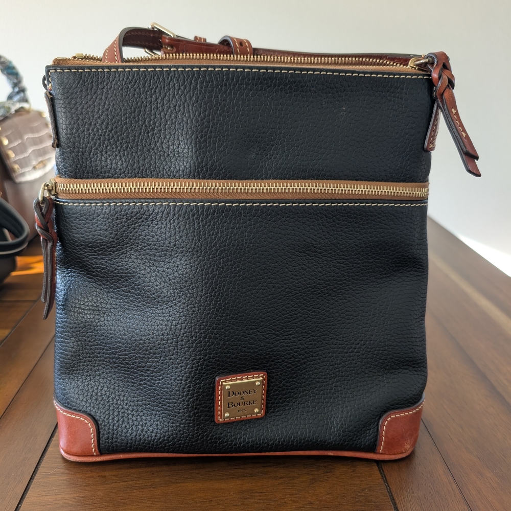 Dooney & Bourke Black and Brown Men's Bag